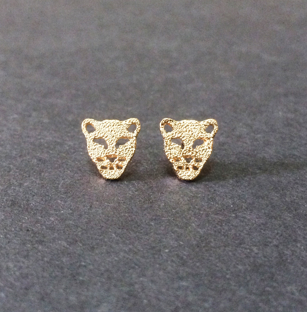 Tiger Stud Earrings - Tiger Earrings - Leopard Earrings - Tiger Jewelry - Tiger Accessories